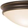 3_Access Lighting Atom 12 1/2" Wide Oil-Rubbed Bronze Dome Ceiling Light more views