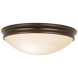 Access Lighting Atom 14&quot; Wide Oil-Rubbed Bronze Round Ceiling Light