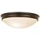 Access Lighting Atom 14" Wide Oil-Rubbed Bronze Round Ceiling Light