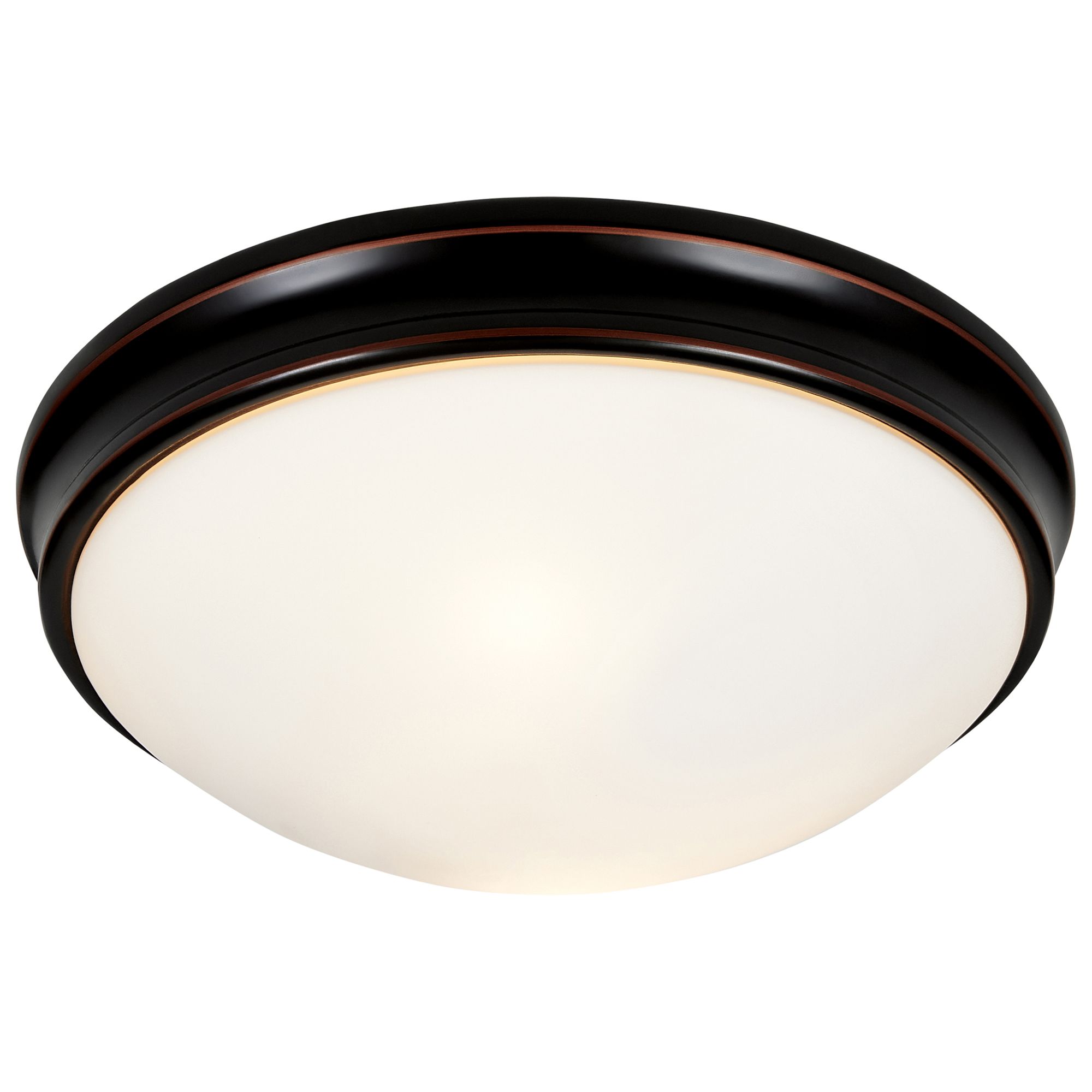 Access Lighting Atom 14" Wide Oil-Rubbed Bronze Round Ceiling Light