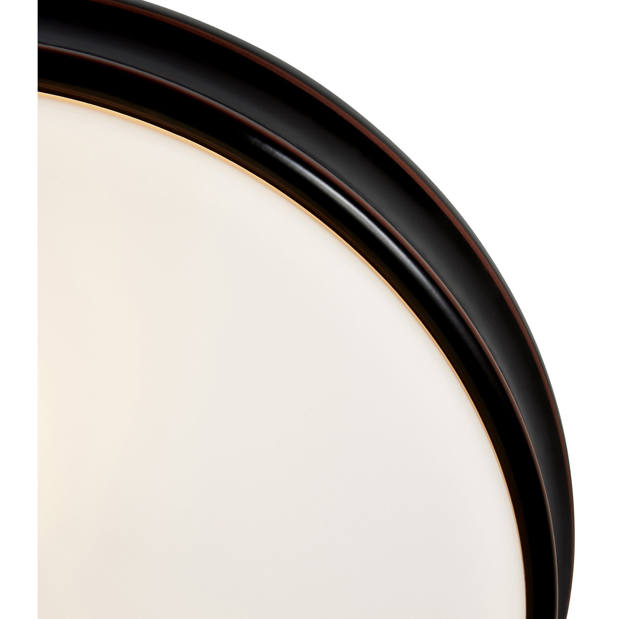 Access Lighting Atom 14" Wide Oil-Rubbed Bronze Round Ceiling Light