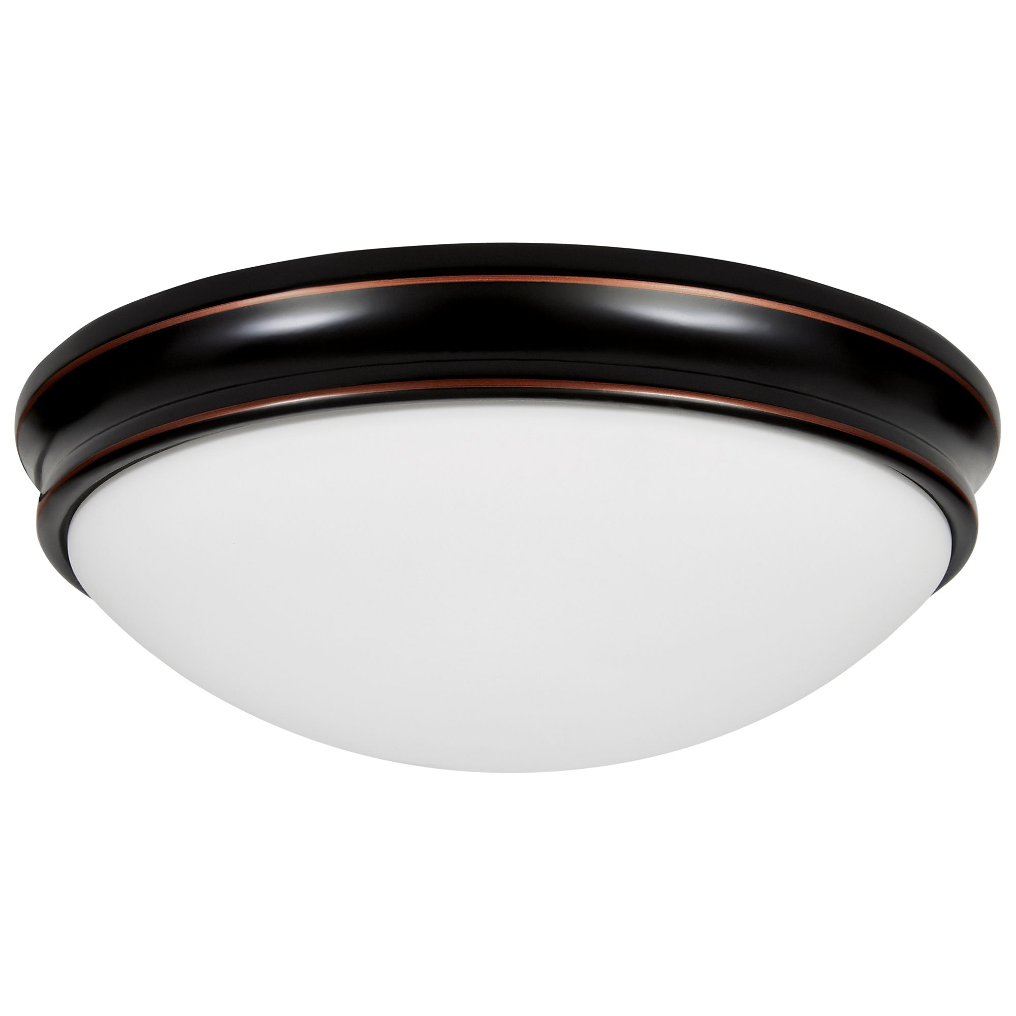 Access Lighting Atom 14" Wide Oil-Rubbed Bronze Round Ceiling Light
