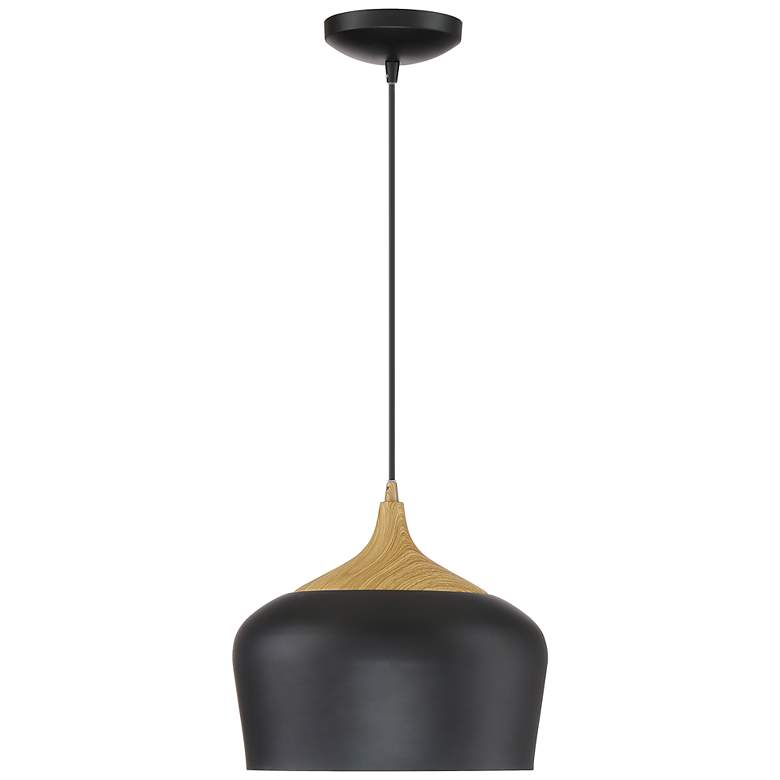 Image 4 Access Lighting Blend 11 3/4" Wide Black Metal Modern LED Mini Pendant more views