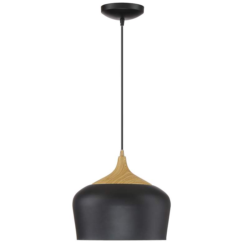 Image 4 Access Lighting Blend 11 3/4 inch Wide Black Metal Modern LED Mini Pendant more views