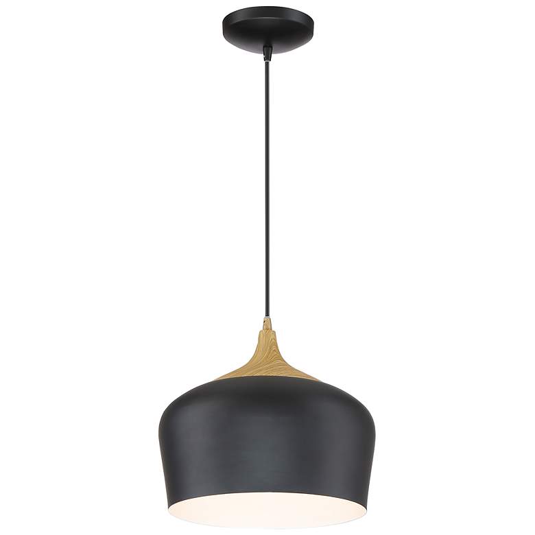 Image 5 Access Lighting Blend 11 3/4 inch Wide Black Metal Modern LED Mini Pendant more views