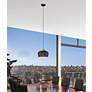 Access Lighting Blend 11 3/4" Wide Black Metal Modern LED Mini Pendant