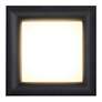 3_Access Lighting Bloc 7 1/4" Wide Black Square LED Ceiling Light more views