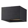 4_Access Lighting Bloc 7 1/4" Wide Black Square LED Ceiling Light more views