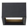 7_Access Lighting Bloc 7 1/4" Wide Black Square LED Ceiling Light more views