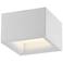 Access Lighting Bloc 7 1/4" Wide White Square LED Ceiling Light