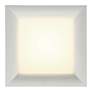 2_Access Lighting Bloc 7 1/4" Wide White Square LED Ceiling Light more views
