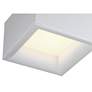 5_Access Lighting Bloc 7 1/4" Wide White Square LED Ceiling Light more views