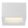6_Access Lighting Bloc 7 1/4" Wide White Square LED Ceiling Light more views