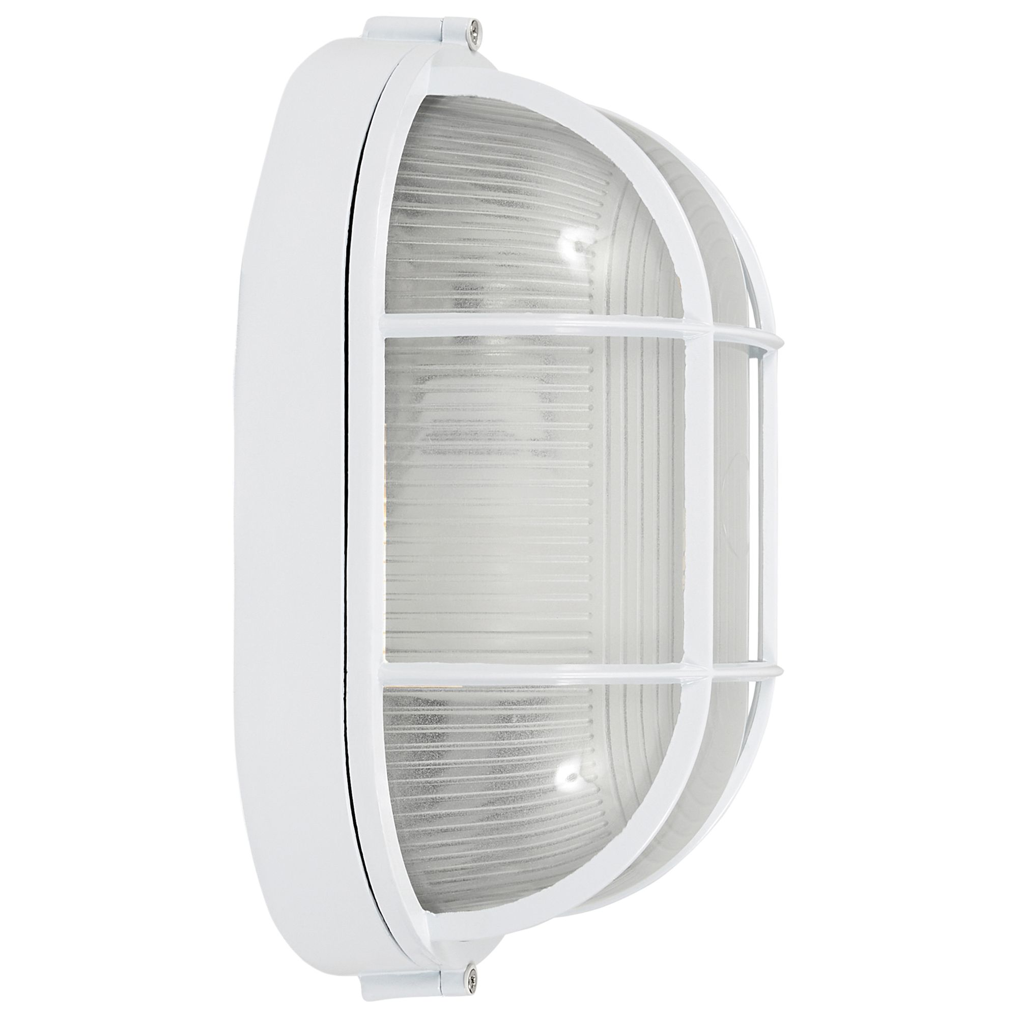 Image 2 Access Lighting Bulkhead Collection 11" High White Oval Outdoor Light more views
