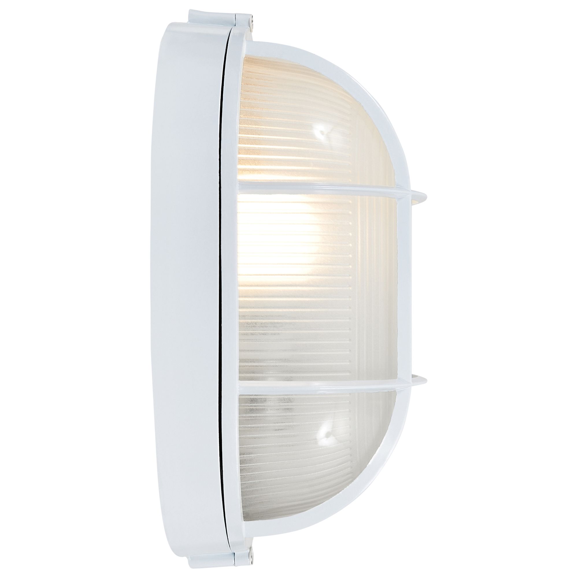 Image 3 Access Lighting Bulkhead Collection 11" High White Oval Outdoor Light more views