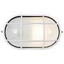 4_Access Lighting Bulkhead Collection 11" High White Oval Outdoor Light more views
