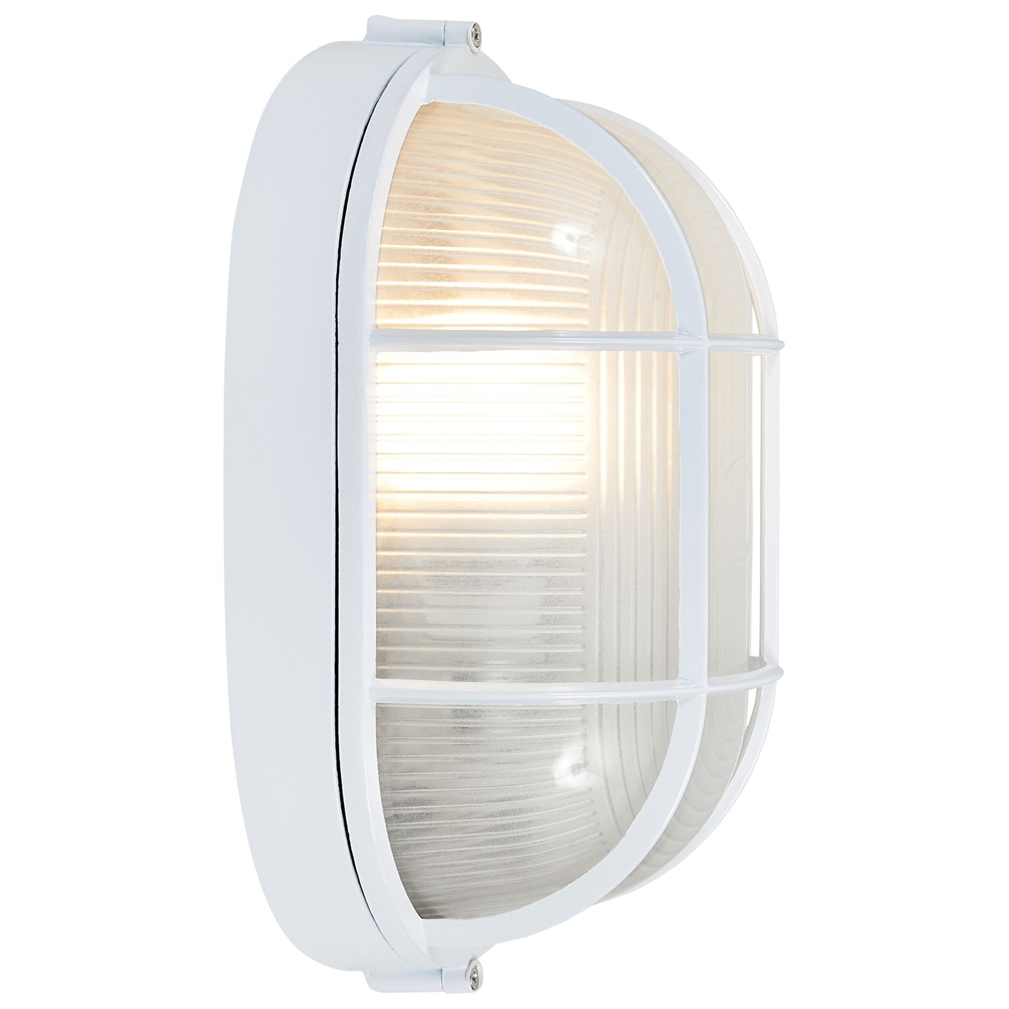 Image 5 Access Lighting Bulkhead Collection 11" High White Oval Outdoor Light more views