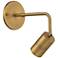 Access Lighting Cafe 2 1/2" Wide Brushed Brass LED Spotlight