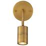 4_Access Lighting Cafe 2 1/2" Wide Brushed Brass LED Spotlight more views