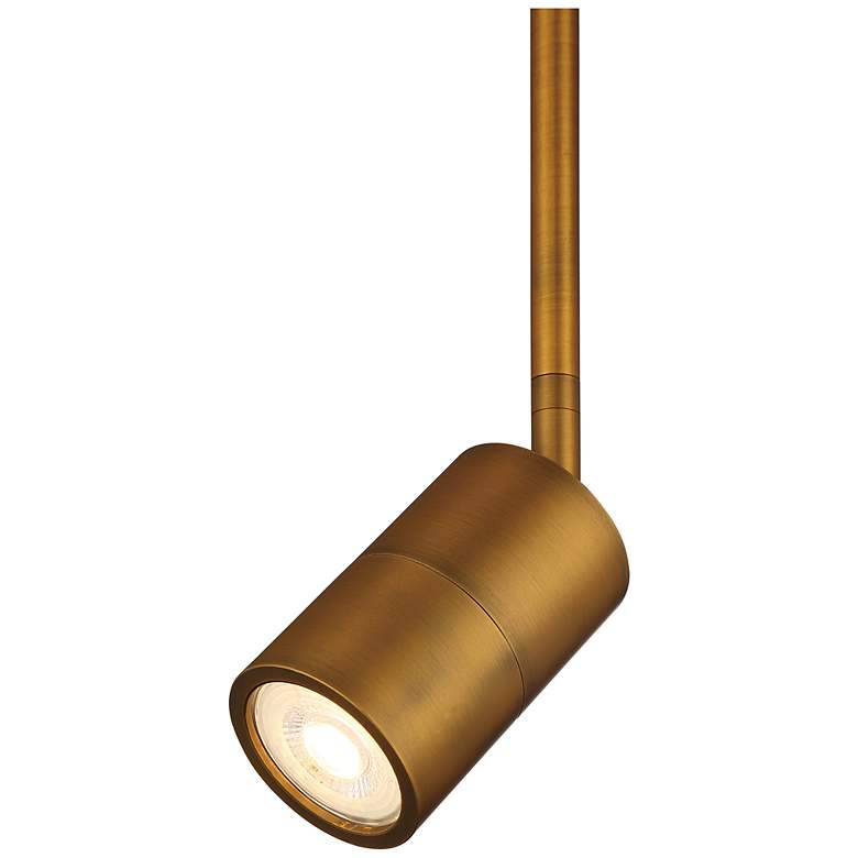 Image 6 Access Lighting Cafe 2 1/2" Wide Brushed Brass LED Spotlight more views
