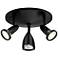 Access Lighting Cobra 10" Black 3-Light Adjustable LED Ceiling Light