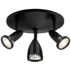 Access Lighting Cobra 10" Black 3-Light Adjustable LED Ceiling Light