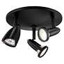 5_Access Lighting Cobra 10" Black 3-Light Adjustable LED Ceiling Light more views