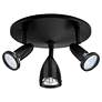 6_Access Lighting Cobra 10" Black 3-Light Adjustable LED Ceiling Light more views