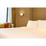 4_Access Lighting Crest 13" Wide Bronze and Alabaster Glass Wall Sconce more views