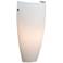 Access Lighting Daphne 11 3/4" High Modern Opal White Wall Sconce
