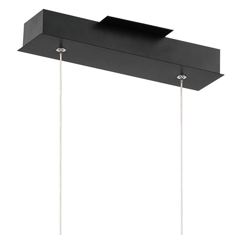 Image 3 Access Lighting Float 36" Wide Matte Black LED Island Pendant Light more views