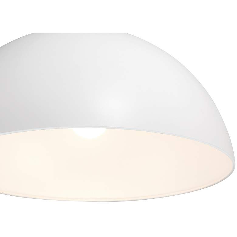 Image 5 Access Lighting Huck 19 3/4" Wide Matte White Pendant Light more views