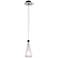 Access Lighting Icicle 4 1/2" Wide Modern Chrome and Glass LED Pendant