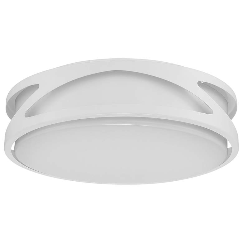 Image 6 Access Lighting Lucia 14" Acrylic Lens White Finish LED Ceiling Light more views