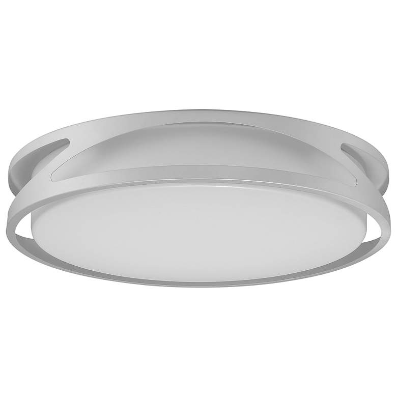 Image 6 Access Lighting Lucia 22" Acrylic Lens Satin Nickel LED Ceiling Light more views