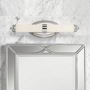 Access Lighting Madison 21 1/4" Wide Chrome Metal Bar LED Bath Light