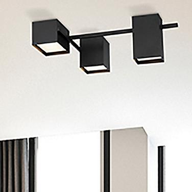 Access Lighting Madrid 25" Wide Matte Black LED Ceiling Light