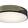 5_Access Lighting Maestro 21 3/4" Wide Black and Gold LED Ceiling Light more views