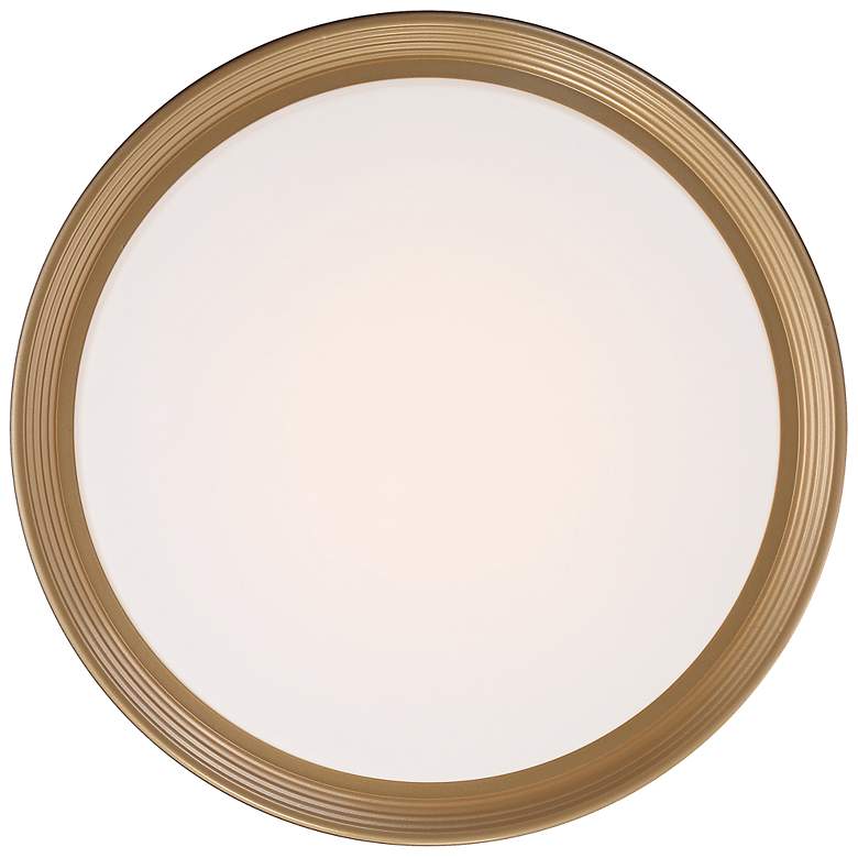 Image 3 Access Lighting Malaga 19 3/4" Modern Black Round LED Ceiling Light more views