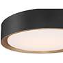 6_Access Lighting Malaga 19 3/4" Modern Black Round LED Ceiling Light more views