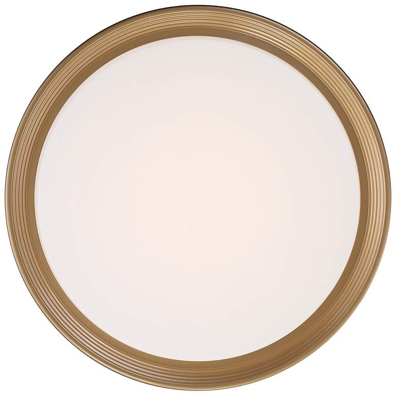Image 6 Access Lighting Malaga 23 2/4" Matte Black LED Disc Ceiling Light more views