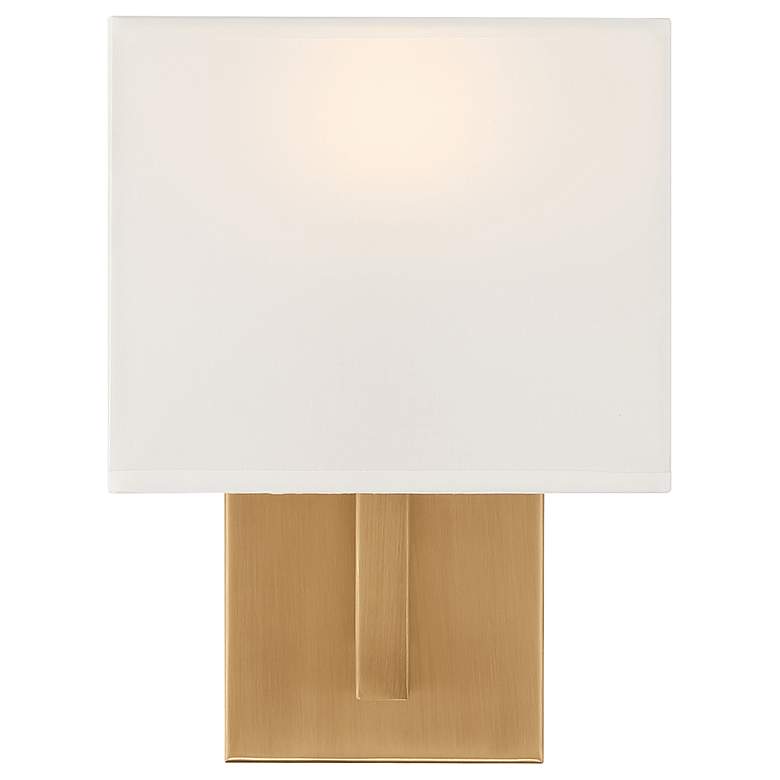 Image 2 Access Lighting Mid Town 10 3/4" High Brushed Brass LED Wall Sconce more views