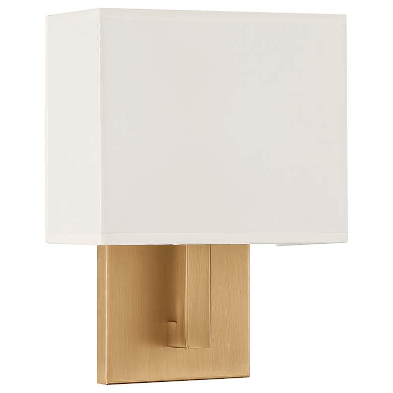 Image 5 Access Lighting Mid Town 10 3/4" High Brushed Brass LED Wall Sconce more views