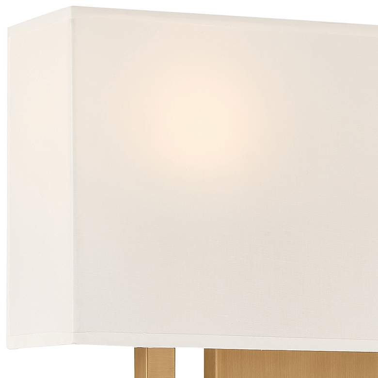 Image 2 Access Lighting Mid Town 13" Antique Brushed Brass LED Wall Sconce more views