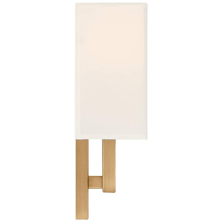 Image 6 Access Lighting Mid Town 13" Antique Brushed Brass LED Wall Sconce more views