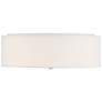 3_Access Lighting Mid Town 18" Wide Brushed Steel LED Drum Ceiling Light more views