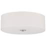 5_Access Lighting Mid Town 18" Wide Brushed Steel LED Drum Ceiling Light more views