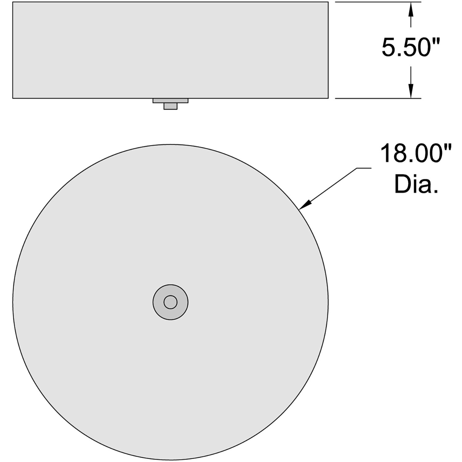Image 6 Access Lighting Mid-Town 18" Wide LED White Fabric Drum Ceiling Light more views