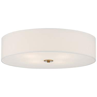 Access Lighting Mid Town 24" Brass and White LED Large Ceiling Light