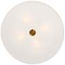 2_Access Lighting Mid Town 24" Brass and White LED Large Ceiling Light more views